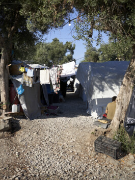 Refugee Camp Moria, Lesbos Lesvos Griechenland Anne Barth, Blick ins Camp